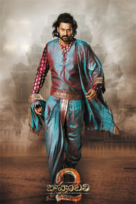 

RadhaKripa bahubali 2 prabhas poster2 Paper Print(18 inch X 12 inch, Rolled)