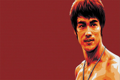 

bruce lee poster15 Paper Print(18 inch X 12 inch, Rolled)