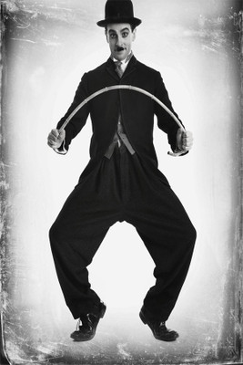 

Chaplin-black-and-white Poster Paper Print(18 inch X 12 inch, Rolled)