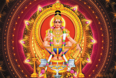 

lord-ayyappa poster Poster Paper Print(18 inch X 12 inch, Rolled)