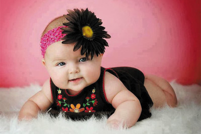 

RadhaKripa cute baby gilr poster137 Paper Print(18 inch X 12 inch, Rolled)