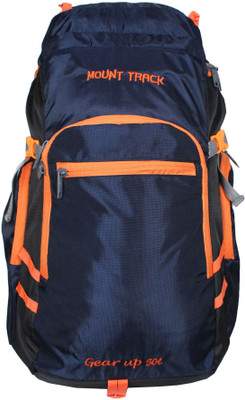 

Mount Track Gear up Rucksack, Hiking Backpack With With Laptop Compartment Rucksack - 50 L(Blue)
