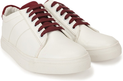 

Chemistry Laceup For Women(White, White/maroon