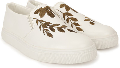Jealous 21 Slipon For Women(White, White/ brown