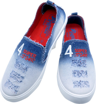 

footstair Canvas Shoes For Men(Blue