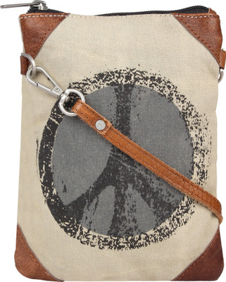 

Mona B Girls Casual Multicolor Canvas Sling Bag