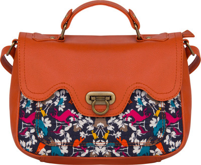

Bagsy Malone Women Casual Red PU Sling Bag