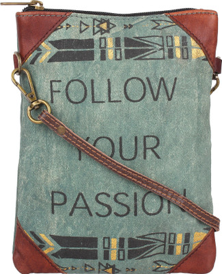 

Mona B Girls Casual Multicolor Canvas Sling Bag