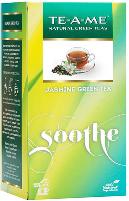 

TE-A-ME Jasmine Green Tea Pack Jasmine Green Tea Bags(25 Bags, Box)