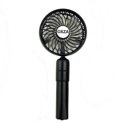 

Oxza Premium Series Mini Foldable Handy with Power Bank Rechargeable USB Fan(Black)