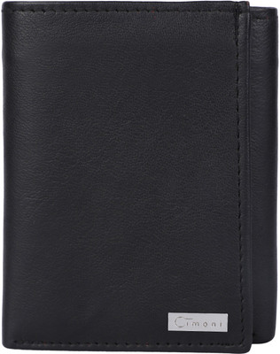 

CIMONI Men Black Genuine Leather Wallet(6 Card Slots)