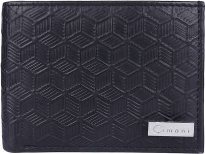 

CIMONI Men Black Genuine Leather Wallet(6 Card Slots)