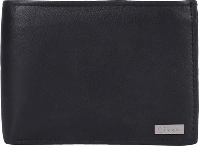 

CIMONI Men Black Genuine Leather Wallet(6 Card Slots)