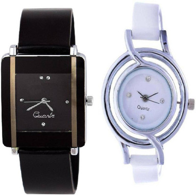 

Yochoice BLACK & WHITE BEUTY COMBO Watch - For Women