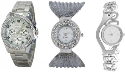 

Yochoice SILVER FOREVER Silver ever Watch - For Men & Women