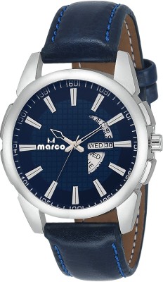 MARCO DAY N DATE MR-GR 5040 BLU BLU Watch  - For Men   Watches  (Marco)