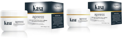 

Kasa Anti Wrinkle Cream Face Cream Night Cream[ with Collagen & Elastin Booster] 50 gms [ Pack of 2](50 g)