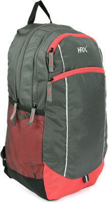 

HRX by Hrithik Roshan Premium 2.2 L Backpack(Grey, Red)