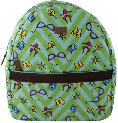 

YOLO Women/Girls Beach 2 L Backpack(Green)