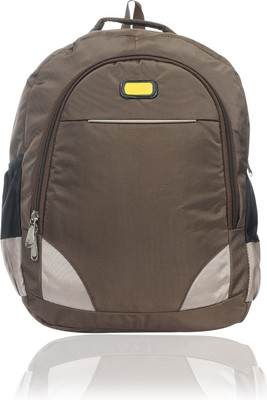 

Rozen Brown Polyester School Bags Waterproof Backpack(Brown, 18 L)
