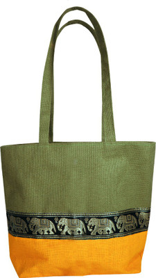 

Globus Handicrafts Orange Jute Shoulder Bag Shoulder Bag(Multicolor, 13 L)