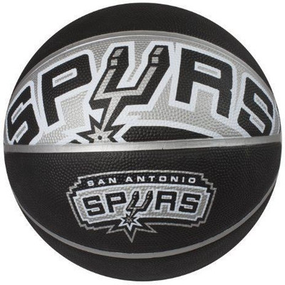 

SPALDING Team Spurs NBA Baseball(Pack of 1, Multicolor), Multiple