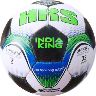 

HRS India King Football - Size: 5(Pack of 1, Multicolor), Multi - text