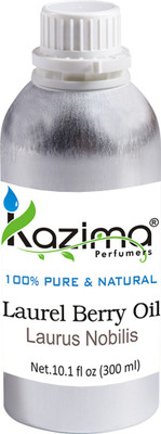 

KAZIMA Laurel Berry Essential Oil (300ML) 100% Pure Natural & Undiluted For Skin care & Hair treatment(300 ml)