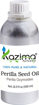 

KAZIMA Perilla Seed Cold Pressed Carrier Oil (500ML) 100% Pure Natural & Undiluted For Skin care & Hair treatment(500 ml)