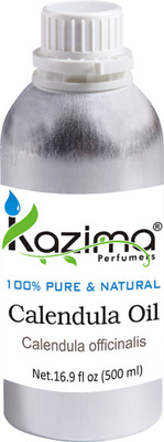 

KAZIMA Calendula Essential Oil (500ML) 100% Pure Natural & Undiluted For Skin care & Hair treatment(500 ml)
