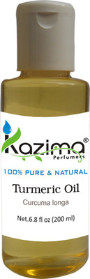 

KAZIMA Turmeric Essential Oil (200ML) 100% Pure Natural & Undiluted For Skin care & Hair treatment(200 ml)