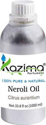 

KAZIMA Neroli Essential Oil (1000ML) 100% Pure Natural & Undiluted For Skin care & Hair treatment(1000 ml)