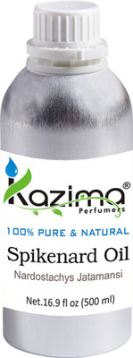 

KAZIMA Spikenard (Jatamansi) Essential Oil (500ML) 100% Pure Natural & Undiluted For Skin care & Hair treatment(500 ml)