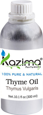 

KAZIMA Thyme Essential Oil (300ML) 100% Pure Natural & Undiluted For Skin care & Hair treatment(300 ml)