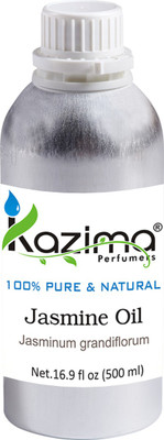 

KAZIMA Jasmine Essential Oil (500ML) 100% Pure Natural & Undiluted For Skin care & Hair treatment(500 ml)