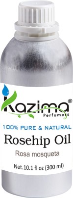 

KAZIMA Rosehip Cold Pressed Carrier Oil (300ML) 100% Pure Natural & Undiluted For Skin care & Hair treatment(300 ml)