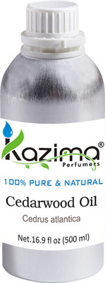 

KAZIMA Cedarwood Essential Oil (500ML) 100% Pure Natural & Undiluted For Skin care & Hair treatment(500 ml)