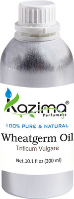 

KAZIMA WheatGerm Cold Pressed Carrier Oil (300ML) 100% Pure Natural & Undiluted For Skin care & Hair treatment(300 ml)