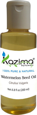 

KAZIMA Watermelon Seed Essential Oil (200ML) 100% Pure Natural & Undiluted For Skin care & Hair treatment(200 ml)