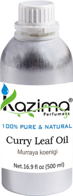 

KAZIMA Curry Leaf Essential Oil (500ML) 100% Pure Natural & Undiluted For Skin care & Hair treatment(500 ml)