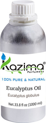 

KAZIMA Eucalyptus Essential Oil (1000ML) 100% Pure Natural & Undiluted For Skin care & Hair treatment(1000 ml)