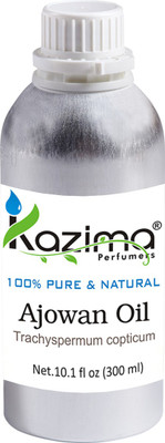 

KAZIMA Ajowan Essential Oil (300ML) 100% Pure Natural & Undiluted For Skin care & Hair treatment(300 ml)