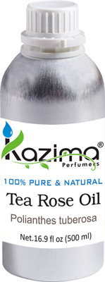 

KAZIMA Tea Rose Essential Oil (500ML) 100% Pure Natural & Undiluted For Skin care & Hair treatment(500 ml)