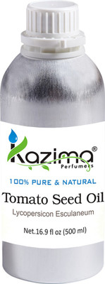 

KAZIMA Tomato Seed Cold Pressed Carrier Oil (500ML) 100% Pure Natural & Undiluted For Skin care & Hair treatment(500 ml)