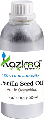 

KAZIMA Perilla Seed Cold Pressed Carrier Oil (1000ML) 100% Pure Natural & Undiluted For Skin care & Hair treatment(1000 ml)
