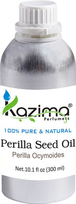 

KAZIMA Perilla Seed Cold Pressed Carrier Oil (300ML) 100% Pure Natural & Undiluted For Skin care & Hair treatment(300 ml)