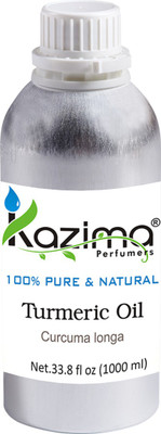

KAZIMA Turmeric Essential Oil (1000ML) 100% Pure Natural & Undiluted For Skin care & Hair treatment(1000 ml)
