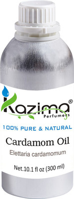 KAZIMA Cardamom Essential Oil (300ML) 100% Pure Natural & Undiluted For Skin care & Hair treatment(300 ml)