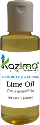 

KAZIMA Lime Essential Oil (200ML) 100% Pure Natural & Undiluted For Skin care & Hair treatment(200 ml)