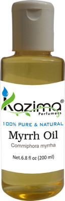 

KAZIMA Myrrh Essential Oil (200ML) 100% Pure Natural & Undiluted For Skin care & Hair treatment(200 ml)